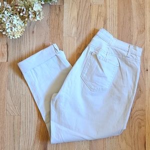 Vintage America Blues Stretch Denim Cropped Pants